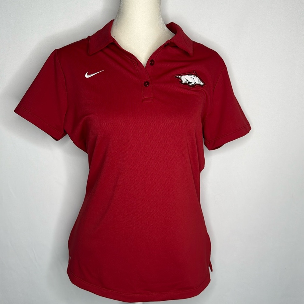 ❤️3/$30 Nike Arkansas Razorbacks Dri-Fit Polo Top